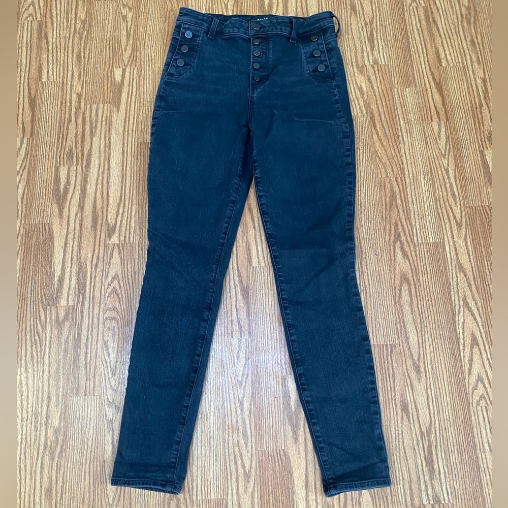 Womens PAIGE 29 Emmie ultra skinny high rise black jeans